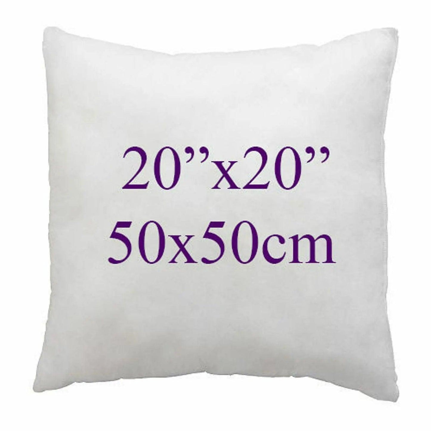 Duck Feather Cushion Pad Inner Insert Filler Scatter 100% Cotton Cover Extra Filled Plump Square Cushion - Arlinens