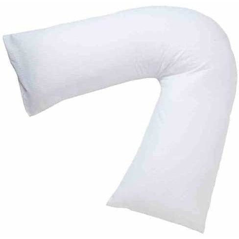 Hollowfiber V Shaped Pillow Head Neck Back Support V Pillow - Arlinens