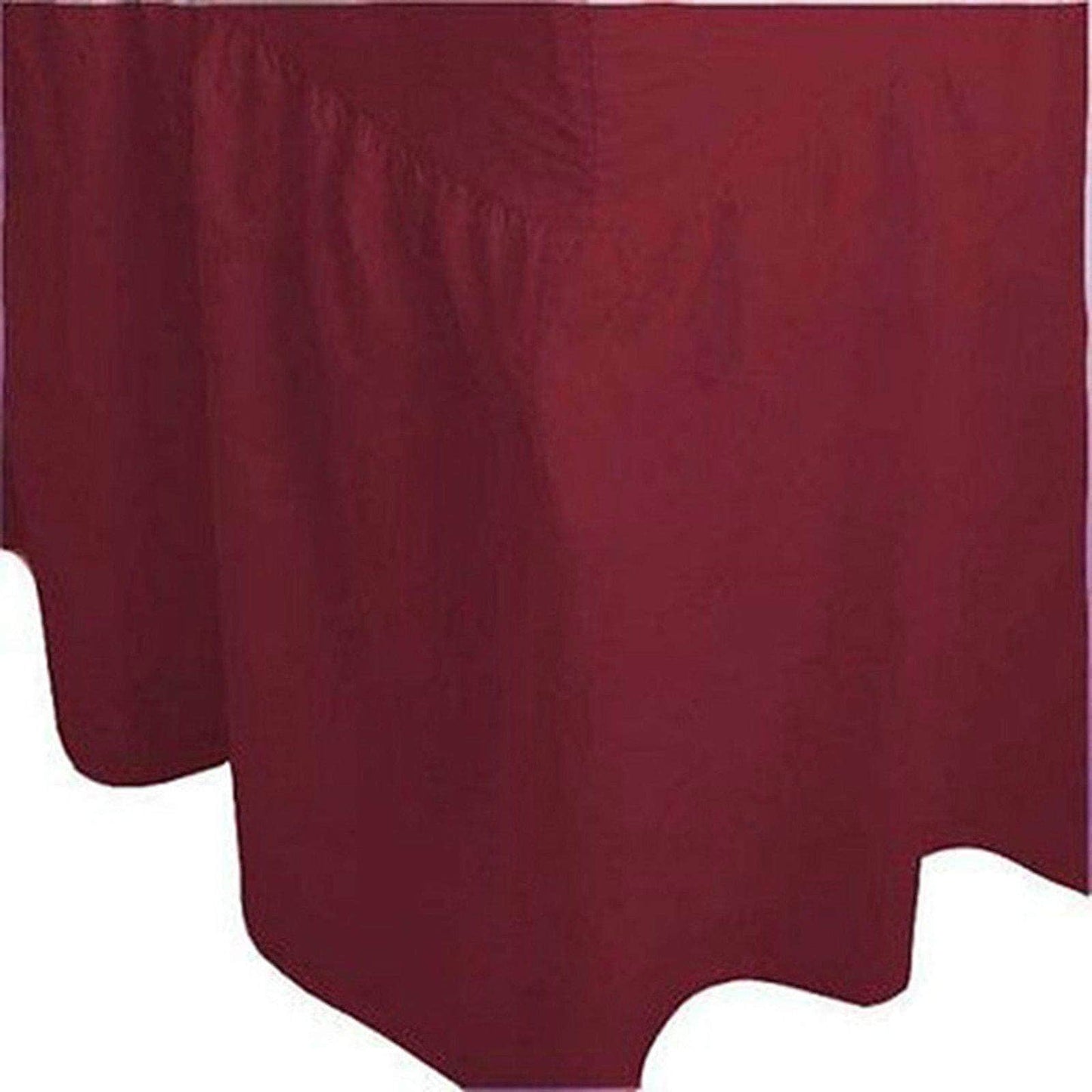 Plain Dyed Fitted Valance Sheet Poly Cotton Bed Sheet In All Sizes - Arlinens