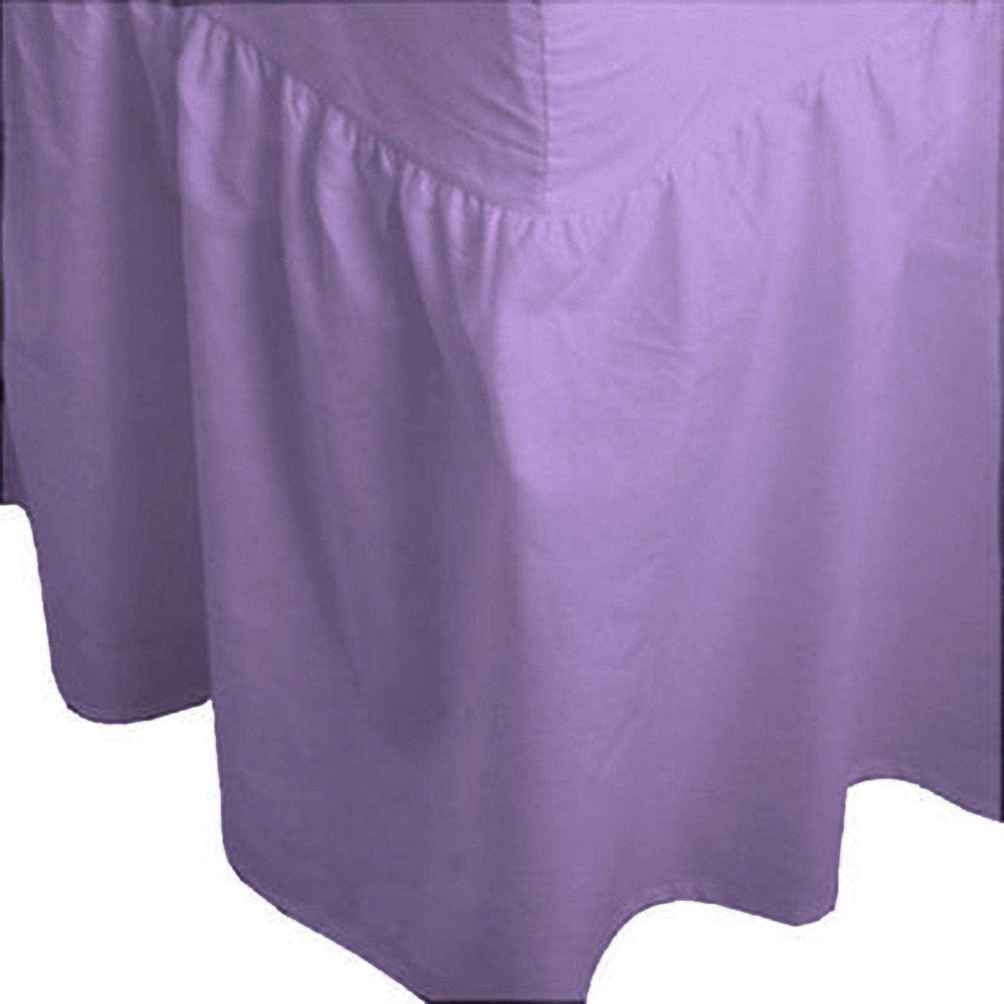 Plain Dyed Fitted Valance Sheet Poly Cotton Bed Sheet In All Sizes - Arlinens