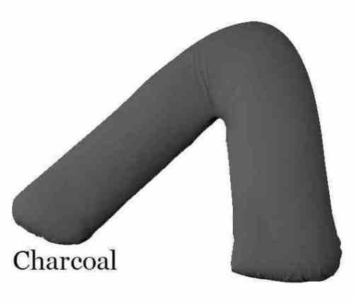 Polycotton V Shaped Pillowcase Head Back Neck Support V Case Cover 74x34cm - Arlinens